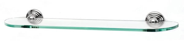 Alno Decorative Hardware 'Creations' 24" GLASS SHELF WITH BRACKETS - cabinetknobsonline