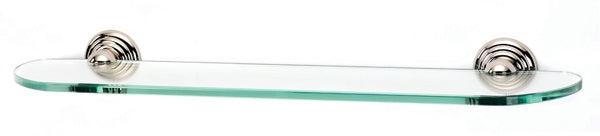 Alno Decorative Hardware 'Creations' 24" GLASS SHELF WITH BRACKETS - cabinetknobsonline