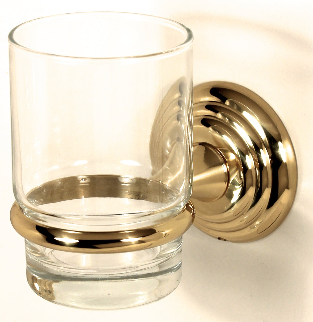 Alno Decorative Hardware 'Creations' TUMBLER HOLDER W-TUMBLER - cabinetknobsonline