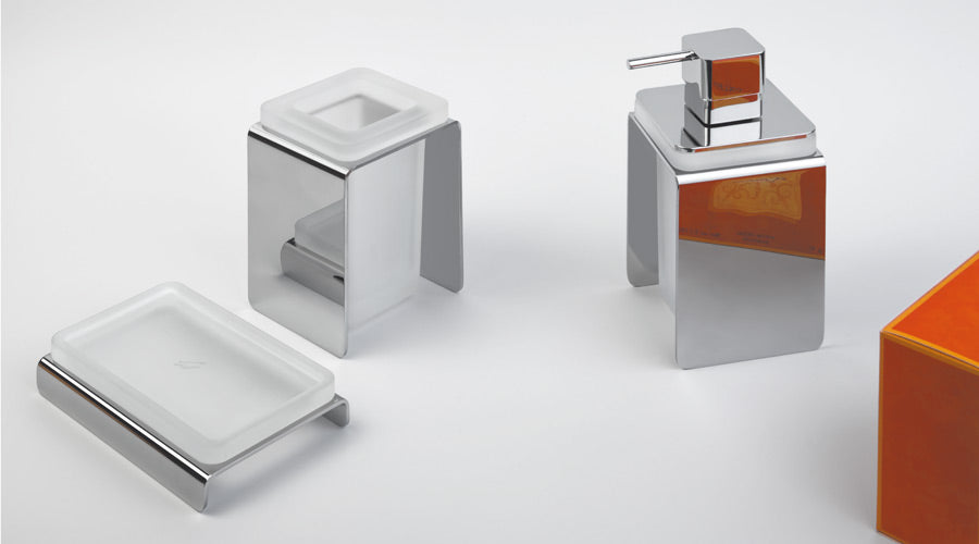 Colombo Design Bathroom Accessories Forever Collection Freestanding Soap Dispenser Chrome - cabinetknobsonline
