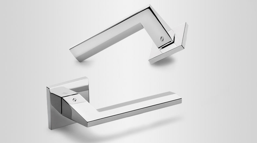 Colombo Design Door Lever Electra MS11NA-Passage - cabinetknobsonline