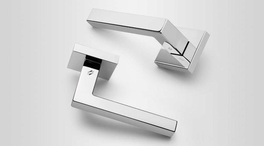 Colombo Design Door Lever ELLESSE BD21NA-Privacy - cabinetknobsonline