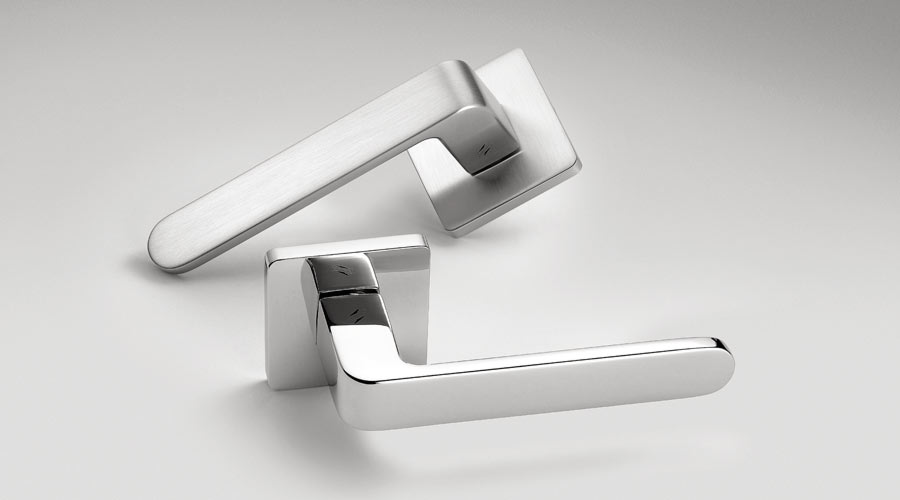 Colombo Design Door Lever Fedra AC11NA Double Dummy - cabinetknobsonline