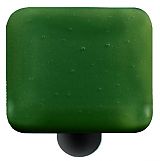 Hot Knobs Glass Cabinet Knob Dark Forest Green Solid Collection - cabinetknobsonline