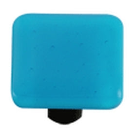Hot Knobs Glass Cabinet Knob Turquoise Blue Solid Collection - cabinetknobsonline