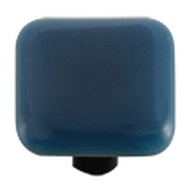 Hot Knobs Glass Cabinet Knob Steel Blue Solid Collection - cabinetknobsonline