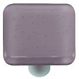 Hot Knobs Glass Cabinet Knob Dusty Lilac Solid Collection - cabinetknobsonline