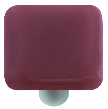 Hot Knobs Glass Cabinet Knob Light Plum Solid Collection - cabinetknobsonline
