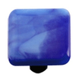 Hot Knobs Swirl Glass Cabinet Knob Cobalt Blue Swirl - cabinetknobsonline