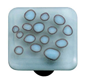 Hot Knobs Glass Cabinet Knob Reactive Clear Powder Blue - cabinetknobsonline