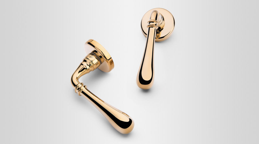Colombo Design Door Lever Ida Handle-ID31NA-Key Lock-Dead Bolt - cabinetknobsonline