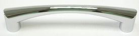 Top Knobs Cabinet Hardware Nouveau III Collection Hidra Pull 5 1-16" (c-c) - Polished Chrome - cabinetknobsonline