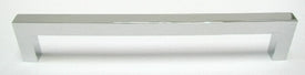 Top Knobs Cabinet Hardware Nouveau III Collection Square Bar Pull 6 5-16" (c-c) - Polished Chrome - cabinetknobsonline