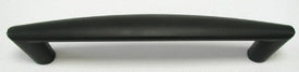 Top Knobs Cabinet Hardware Nouveau II Collection Tinley Pull 5 1-16" (c-c) - Flat Black - cabinetknobsonline