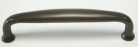 Top Knobs Cabinet Hardware Dakota Collection Charlotte Pull 4" (c-c) - Oil Rubbed Bronze - cabinetknobsonline