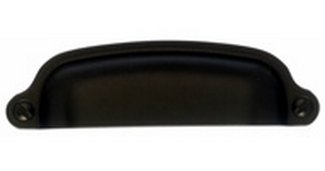 Top Knobs Cabinet Hardware Dakota Collection Cup Pull 2 9-16" (c-c) - Oil Rubbed Bronze - cabinetknobsonline