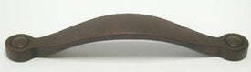 Top Knobs Cabinet Hardware Dakota Collection Saddle Pull 5 1-16" (c-c) - Patina Rouge - cabinetknobsonline