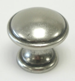 Top Knobs Cabinet Hardware Dakota Collection Rounded Knob 1 1-4" - Pewter Antique - cabinetknobsonline