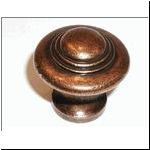 Top Knobs Cabinet Hardware Britannia Collection Ascot Knob 1 1-4" -  German Bronze - cabinetknobsonline