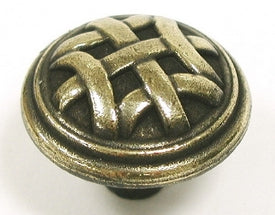 Top Knobs Cabinet Hardware Tuscany Collection Celtic Large Knob 1 1-4" - Dark Antique Brass - cabinetknobsonline