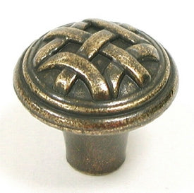 Top Knobs Cabinet Hardware Tuscany Collection Celtic Small Knob 1" - German Bronze - cabinetknobsonline