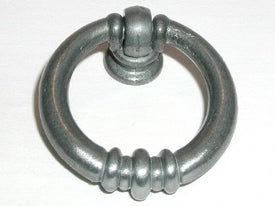 Top Knobs Cabinet Hardware Tuscany Collection Newton Ring Pull 1 1-2" - Pewter Light - cabinetknobsonline