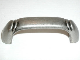 Top Knobs Cabinet Hardware Tuscany Collection Dover D Pull 2 1-2" (c-c) - Pewter Antique - cabinetknobsonline