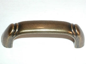Top Knobs Cabinet Hardware Tuscany Collection Dover D Pull 2 1-2" (c-c) - German Bronze - cabinetknobsonline