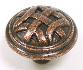 Top Knobs Cabinet Hardware Tuscany Collection Celtic Large Knob 1 1-4" - Old English Copper - cabinetknobsonline