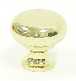 Top Knobs Cabinet Hardware Somerset II Collection Flat Faced Round Knob 1 1-4" - Polished Brass - cabinetknobsonline