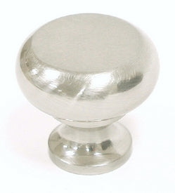 Top Knobs Cabinet Hardware Somerset II Collection Flat Faced Round Knob 1 1-4" -Brushed Satin Nickel - cabinetknobsonline