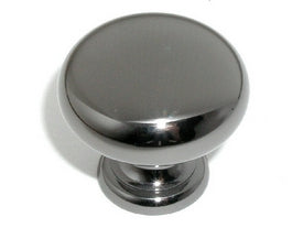 Top Knobs Cabinet Hardware Somerset II Collection Mushroom Knob 1 1-4" - Black Nickel - cabinetknobsonline