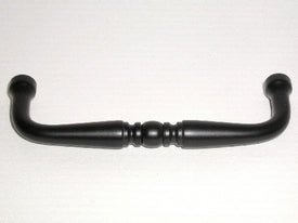 Top Knobs Cabinet Hardware Somerset Pull 3 1-2" (c-c)- Flat Black - cabinetknobsonline