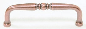 Top Knobs Cabinet Hardware Somerset Pull 3 1-2" (c-c)- Antique Copper - cabinetknobsonline