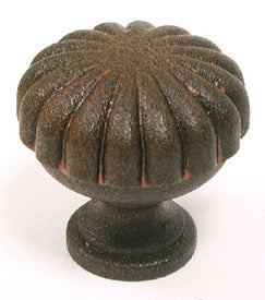 Top Knobs Cabinet Hardware Somerset II Collection Melon Knob 1 1-4" -Rust - cabinetknobsonline