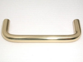 Top Knobs Cabinet Hardware Somerset Collection Wire Pull 3" (c-c) - Polished Brass - cabinetknobsonline