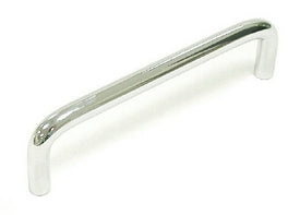 Top Knobs Cabinet Hardware Somerset Collection Wire Pull 4" (c-c) - Polished Chrome - cabinetknobsonline