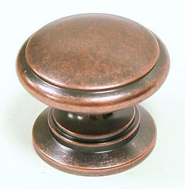 Top Knobs Cabinet Hardware Somerset II Collection Ray Knob 1 1-4" - Antique Copper - cabinetknobsonline