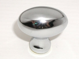 Top Knobs Cabinet Hardware Somerset II Collection Egg Knob 1 1-4" - Polished Chrome - cabinetknobsonline