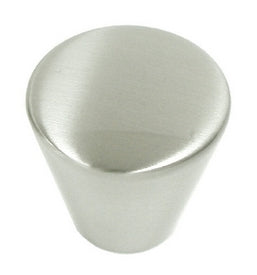 Top Knobs Cabinet Hardware Nouveau Collection Cone Knob 1 1-16" - Brushed Satin Nickel - cabinetknobsonline