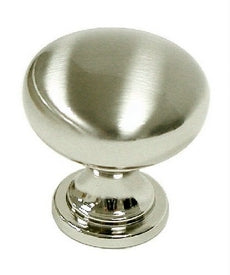 Top Knobs Cabinet Hardware Nouveau Collection Hollow Round Knob 1 1-4"  - Brushed Satin Nickel - cabinetknobsonline