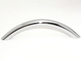 Top Knobs Cabinet Hardware Nouveau Collection Curved Wire Pull  3 3-4"  (c-c) - Polished Chrome - cabinetknobsonline