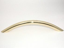 Top Knobs Cabinet Hardware Nouveau Collection Curved Wire Pull  5 1-16"  (c-c) - Polished Brass - cabinetknobsonline