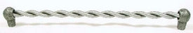 Top Knobs Cabinet Hardware Chateau II Collection Thames Twist Bar Pull 11  11-32" (c-c) - Pewter - cabinetknobsonline