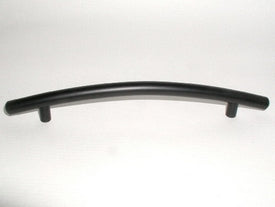 Top Knobs Cabinet Hardware Nouveau Collection Curved Bar Pull 6 5-16" (c-c) - Flat Black - cabinetknobsonline