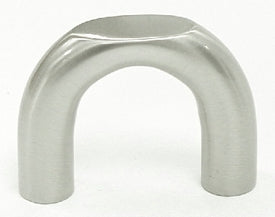 Top Knobs Cabinet Hardware Nouveau II Collection Curved Pull  1 1-4" (c-c) -Brushed Satin Nickel - cabinetknobsonline