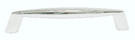 Top Knobs Cabinet Hardware Nouveau II Collection Rung Pull 5 1-16" (c-c)  - Polished Chrome - cabinetknobsonline