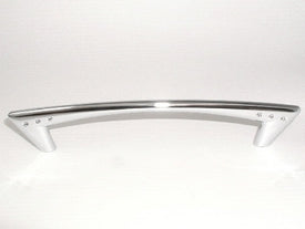 Top Knobs Cabinet Hardware Nouveau II Collection Dot Pull 5 1-16" (c-c)  - Polished Chrome - cabinetknobsonline