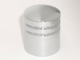 Top Knobs Cabinet Hardware Nouveau II Collection Stacked Knob 1" - Polished Chrome - cabinetknobsonline