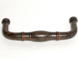 Top Knobs Cabinet Hardware Normandy Collection D Pull 3" (c-c)  - Patina Rouge - cabinetknobsonline